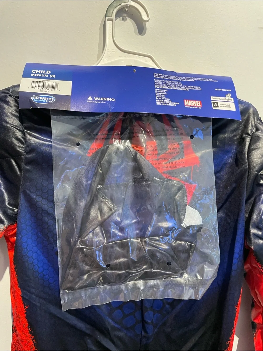 Marvel Avengers Spider-Man Across the Spider Verse Miles Morales Youth M(8) NWT - Picture 6 of 8